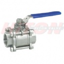 3PC Threaded Ball Valve