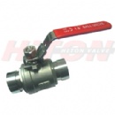 2PC Ball Valve With Grooved End